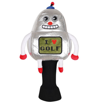 Robot plush Driver Head Cover